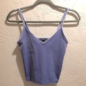 🌻3/$25 Forever 21 Velvet Periwinkle Crop Top